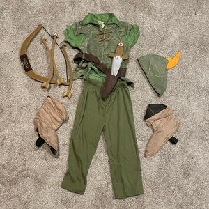 Disney Store Peter Pan costume with accessories